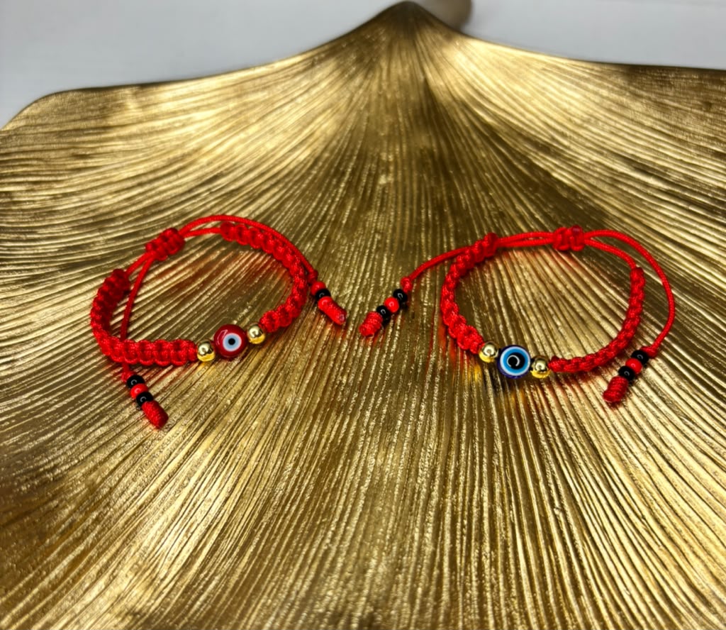 Bebé Ojo Turco Azul y Rojo
