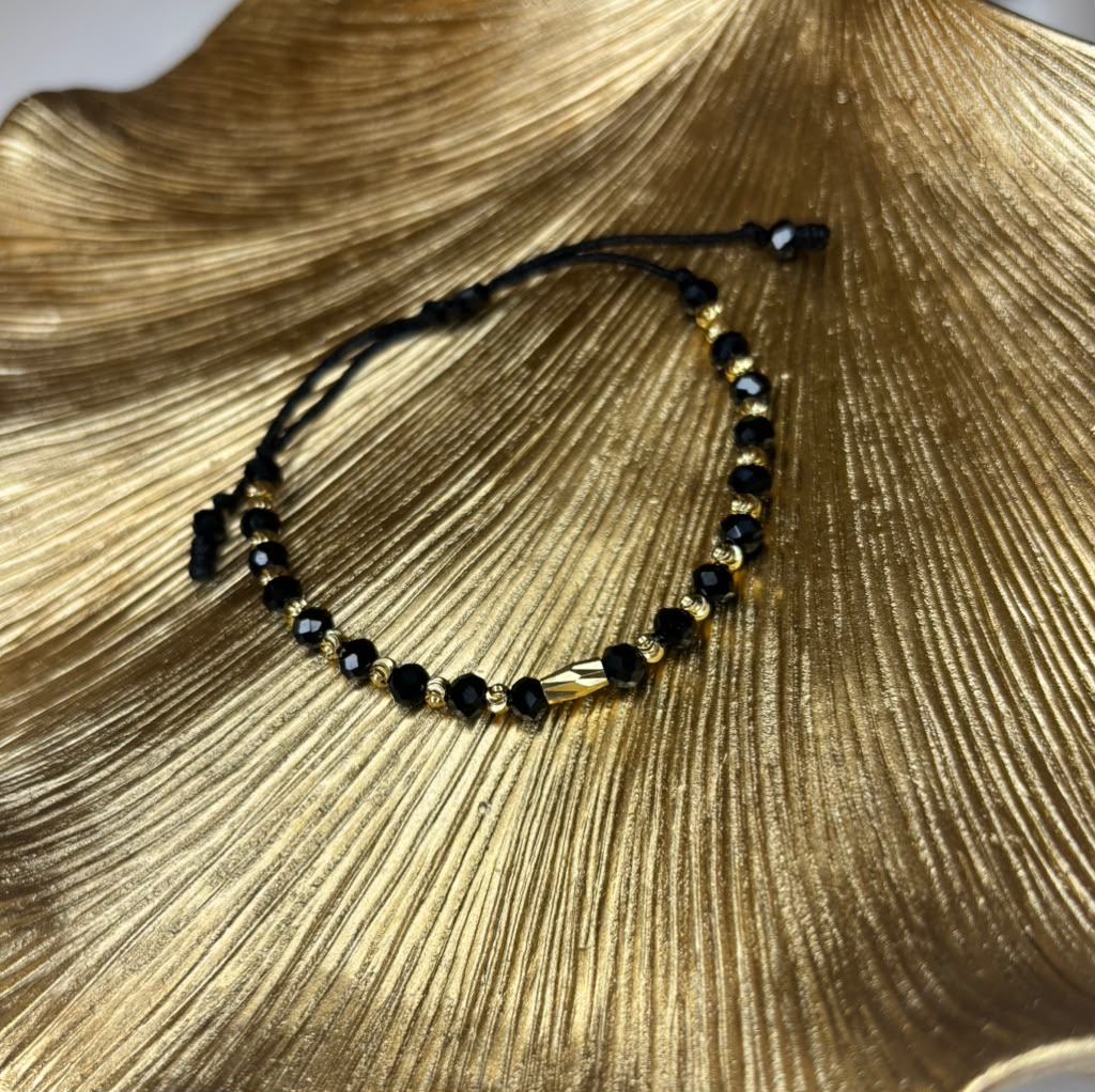 Pulsera Murano Negra
