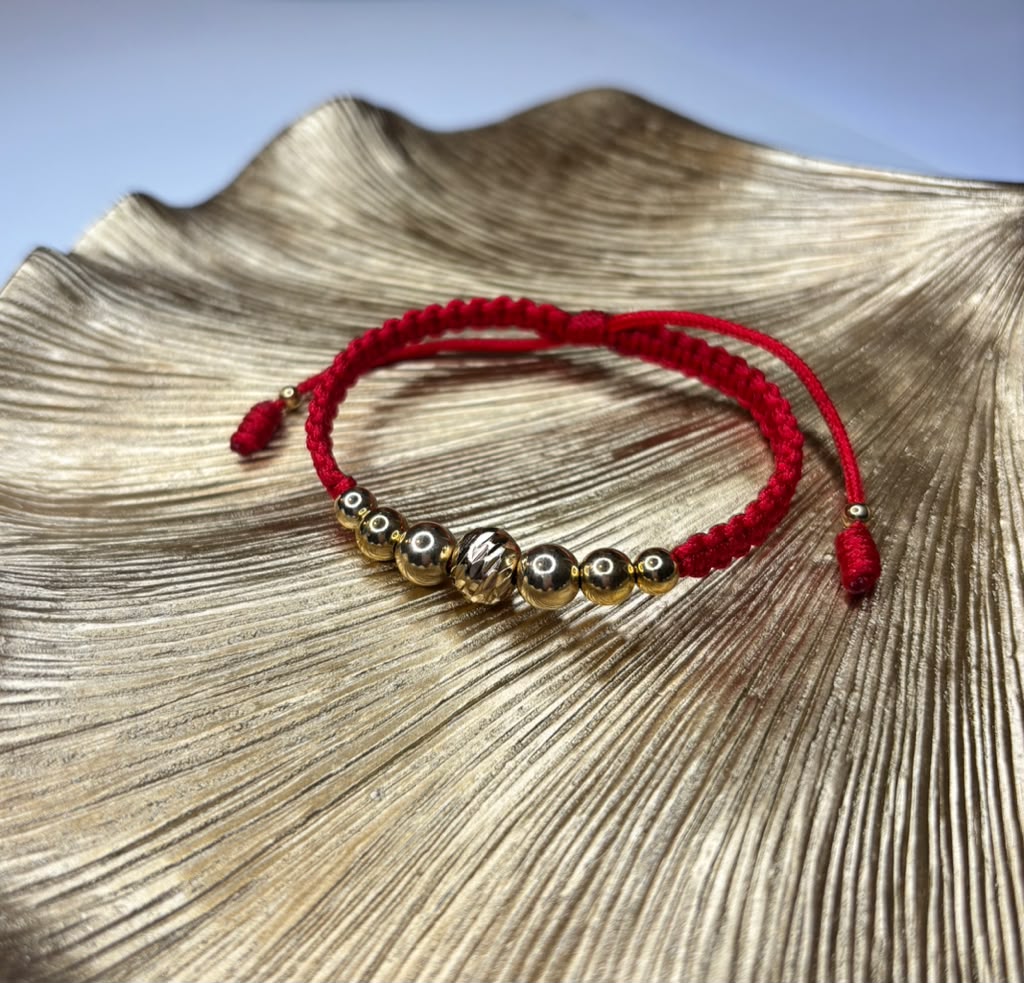 Pulsera Roja 8765 Unisex